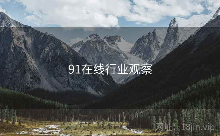 91在线行业观察  第2张