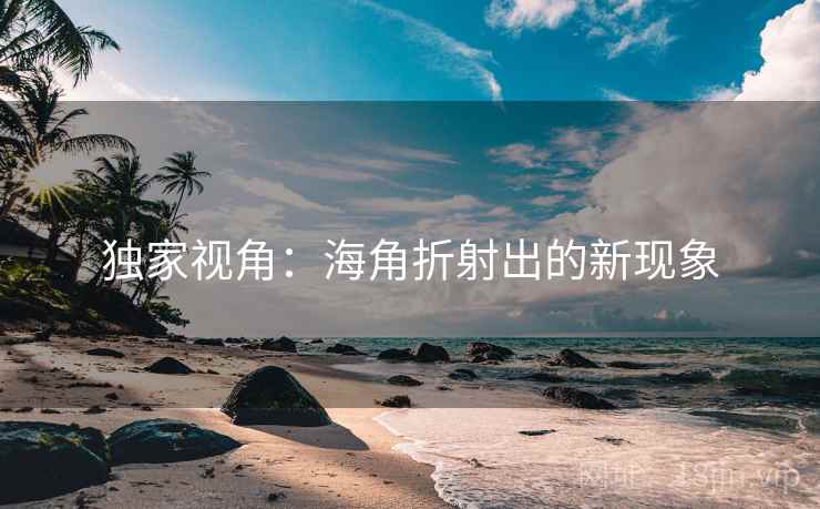 独家视角：海角折射出的新现象  第1张