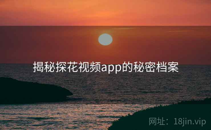 揭秘探花视频app的秘密档案  第2张