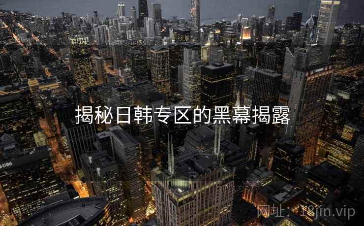 揭秘日韩专区的黑幕揭露  第3张 揭秘日韩专区的黑幕揭露  第3张